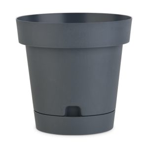 Саксия Terra Ф25см/Н24.5см, Антрацит